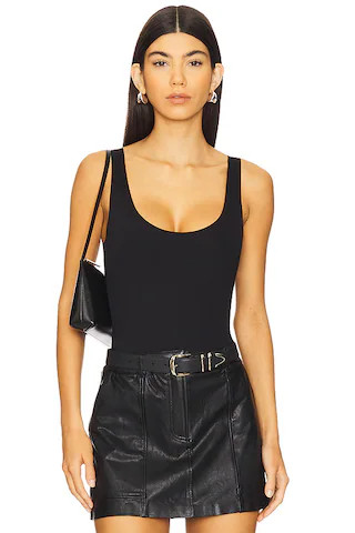 Neoprene Tank Bodysuit in Black | Revolve Clothing (Global)