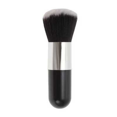 Unique Bargains Cosmetic Brush Large Black Silver Tone 1 Pc | Target