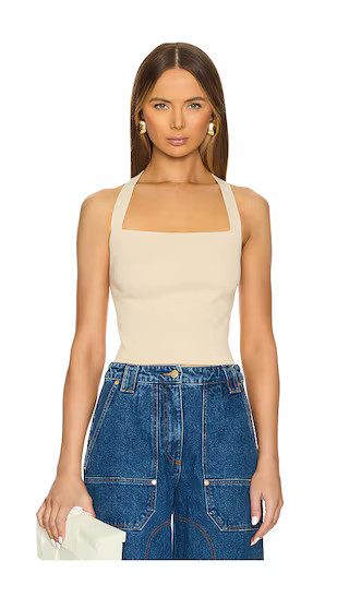 Crawford Knit Top in Beach | Revolve Clothing (Global)