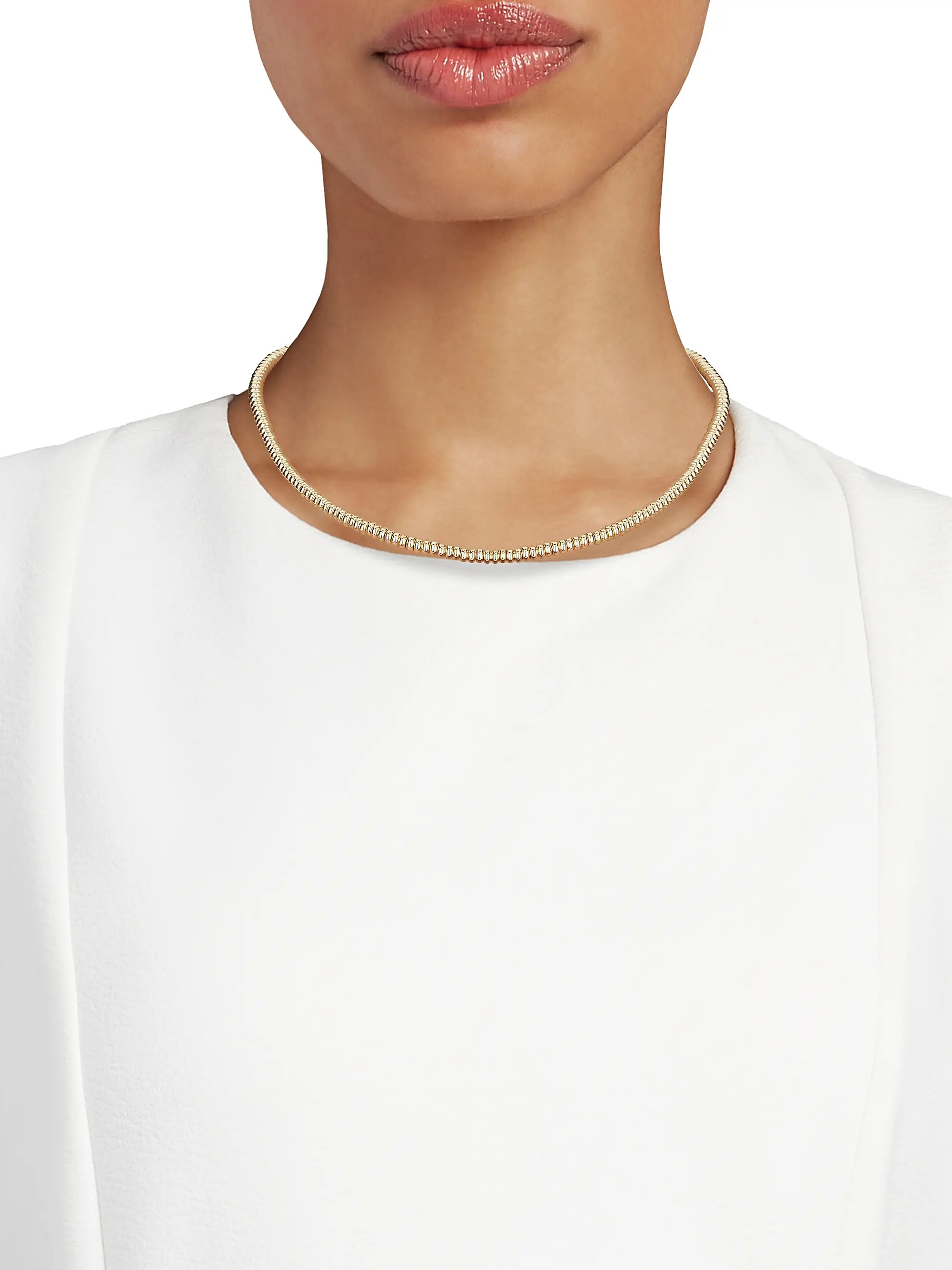 Corduroy Goldtone Beaded Necklace | Saks Fifth Avenue