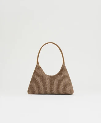 Mini Candy Bag - Anise Raffia/Anise Suede | MANSUR GAVRIEL