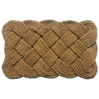 Nedia Home Rope Natural 22 in. x 36 in. Coir Door Mat 12102 - The Home Depot | The Home Depot