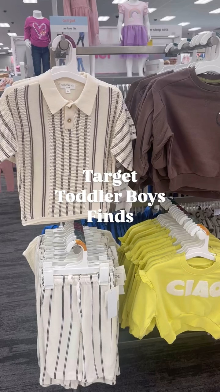 Add to cart immediately🤩

We got the brown crewneck & the 3 shirt pack 

#toddlerboystyle #toddlerboyfashion #targetkids #targetfinds #toddleroutfit