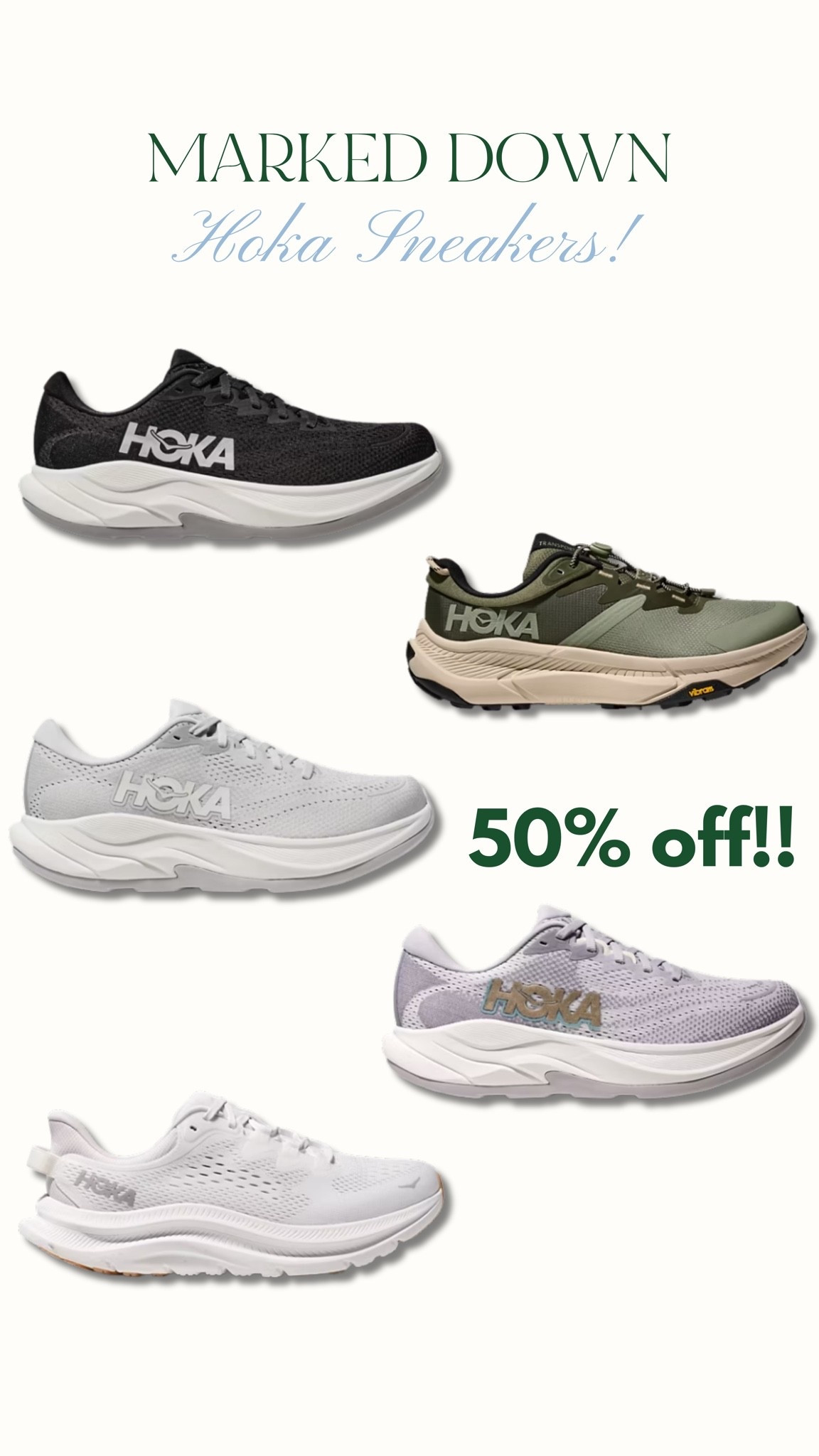 Run!! HOKA sneakers marked down 50% off now!!

#LTKfitnessgoals #LTKSeasonal #LTKgrwm