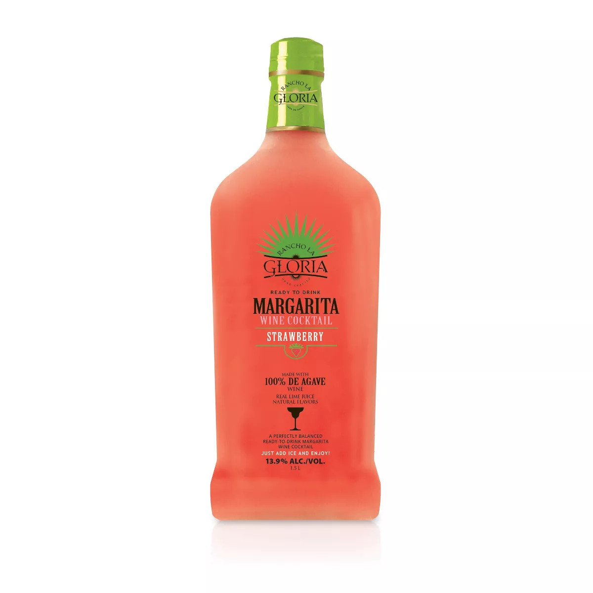 Rancho La Gloria Strawberry Margarita Wine Cocktail - 1.5L Bottle | Target