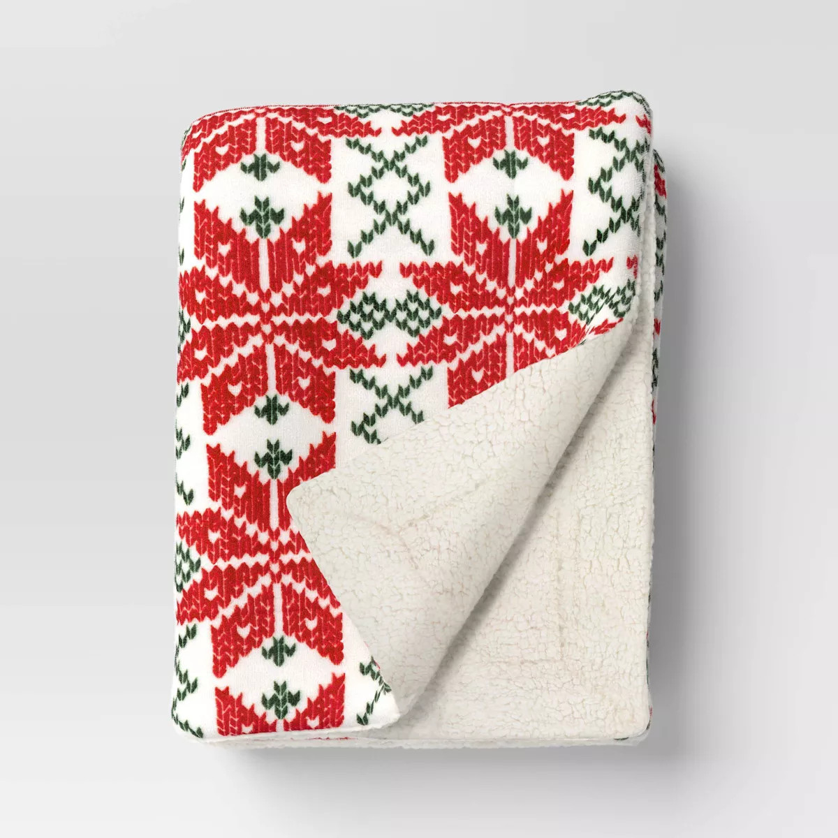 Plush Throw Blanket Faux Shearling Reverse - Threshold™ | Target