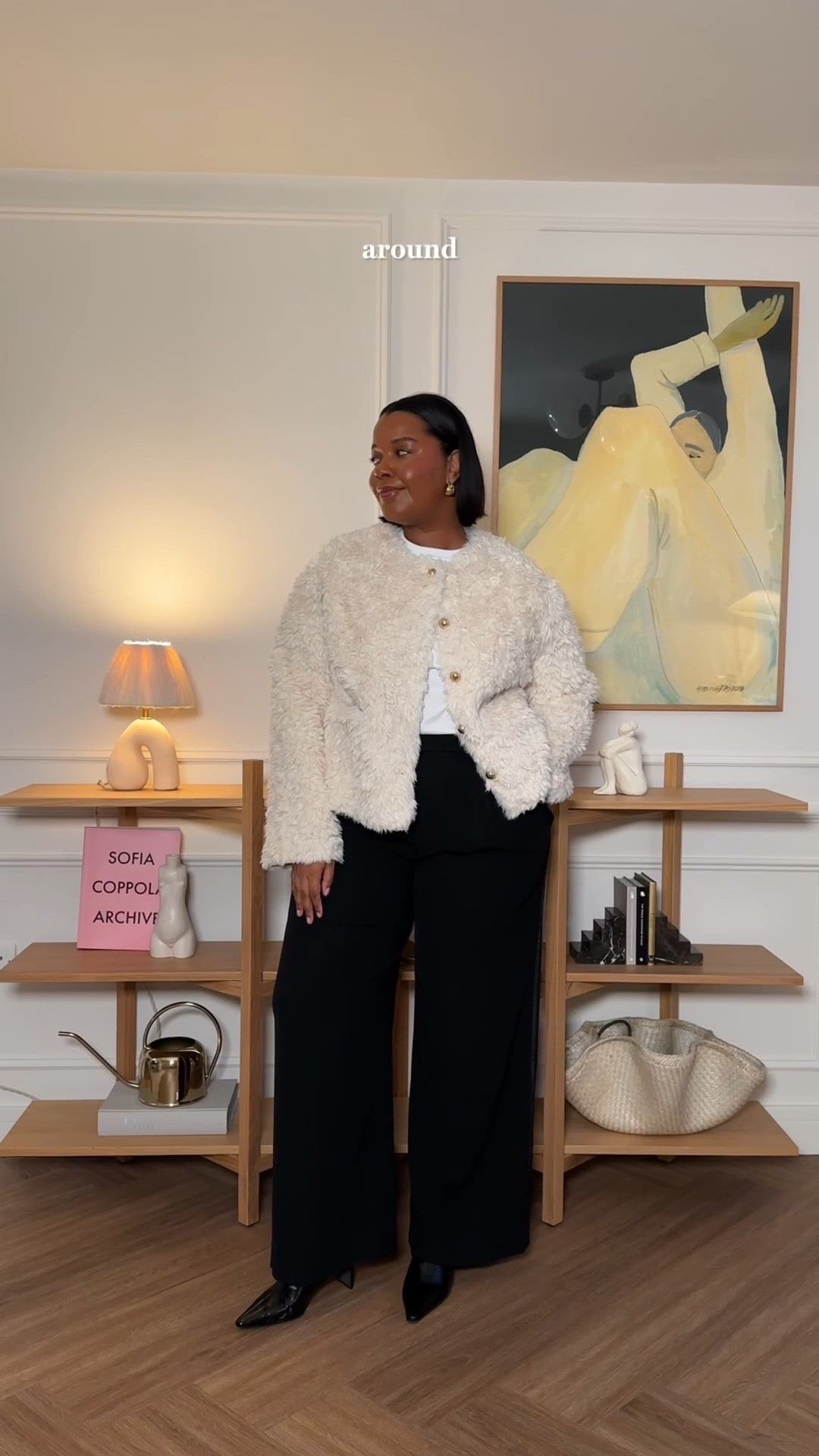Wardrobe foundations with Mint Velvet and building a back to work outfit formula around 3 elements I love: Comfort, structure and texture ✔️ 

Size details: 
Black trousers: UK16 Reg
Cotton tee: size M 
Faux fur jacket: size XL 


#LTKworkwear #LTKmidsize #LTKcurves