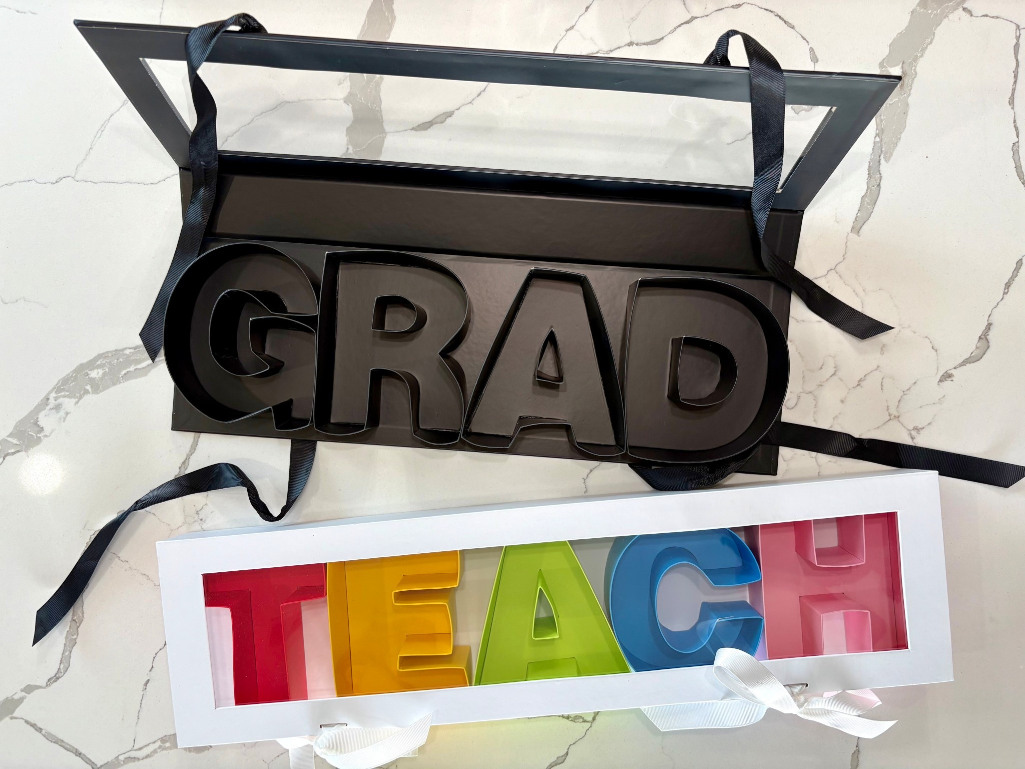 Such a cute teacher appreciation gift, end of the school year teacher gift or if you are looking for a graduation gift! $10 and you can fill them with their fav stuff, money, gift cards! I love these!! 
{Gift ideas, teacher gift, grad gift, graduation party}

#LTKParties #LTKGiftGuide #LTKSeasonal