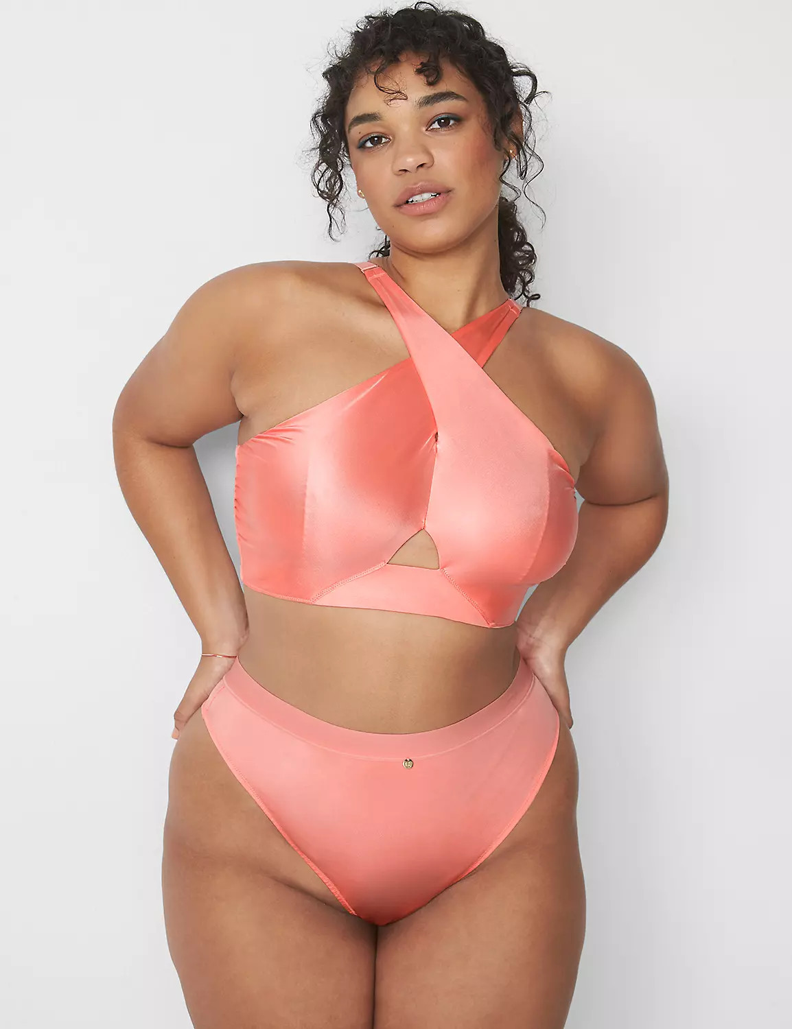 Sateen Wrap Bralette | LaneBryant | Lane Bryant (US)
