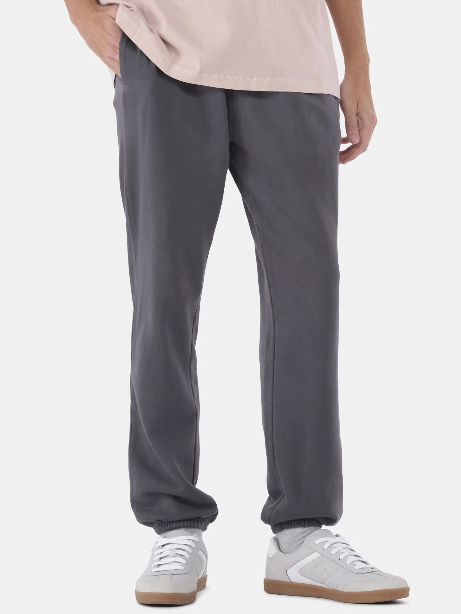 No Boundaries All Gender Soft Fleece Jogger Pants, 30" Inseam, Men's and Big Men's | Walmart (US)