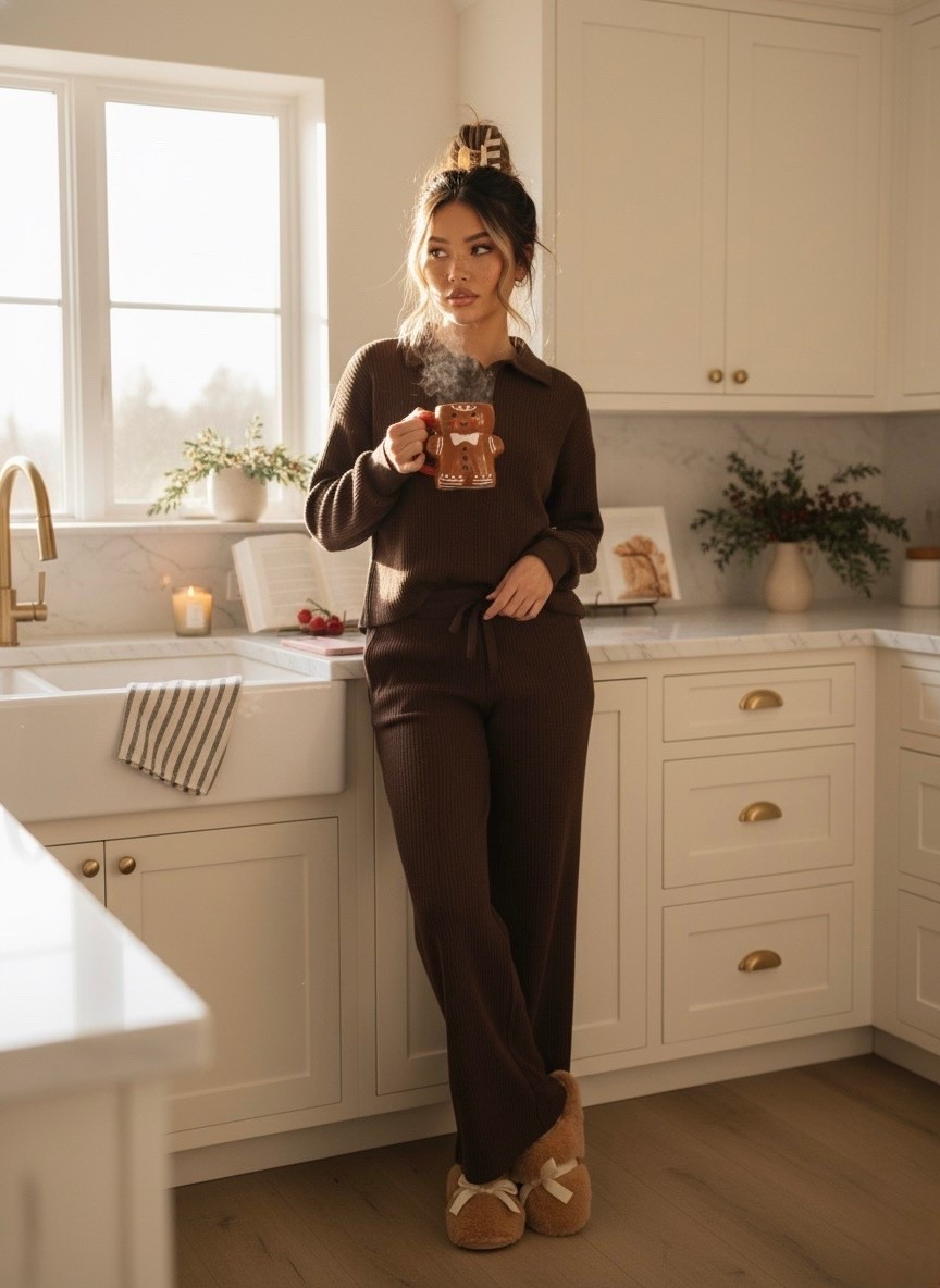 Cozy morning vibes ☕️🍪
Linked my lounge set + slippers — perfect for slow winter days.

#LTKfashion #LTKstyle #LTKcozy #LTKloungewear #LTKwinter #LTKinspo
#LTKunder50 #LTKunder100 #LTKaesthetic #LTKdaily #LTKholidaystyle
#LTKneutralstyle #LTKcasual #LTKmorning #LTKhomestyle #LTKsnaps
#LTKtrending #ShopTheLook #WinterStyle #CozyOutfit

#LTKdayinmylife #LTKCyberWeek #LTKHome