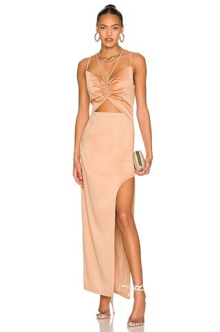 ELLIATT x REVOLVE Priscila Dress in Latte from Revolve.com | Revolve Clothing (Global)