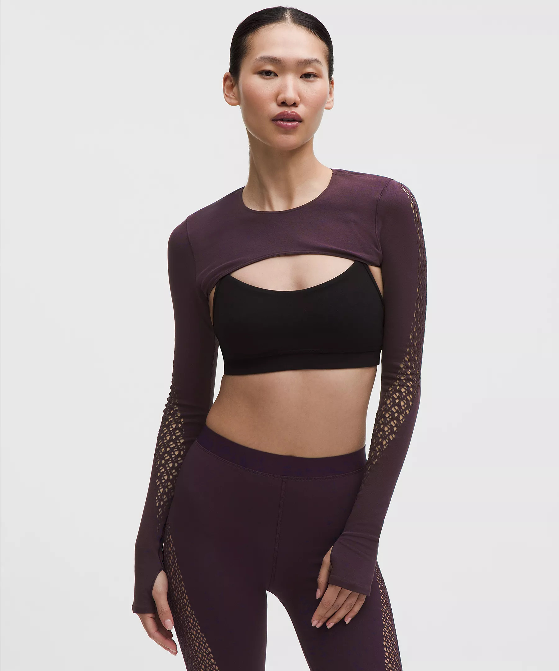RevealKnit Interlace Long-Sleeve Shrug | Lululemon (US)
