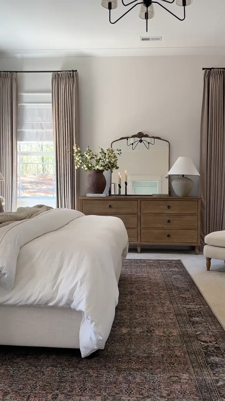 Soft neutrals, cozy layers, classic styling🤍 Love our primary bedroom!

#LTKHome #LTKFindsUnder50 #LTKSeasonal