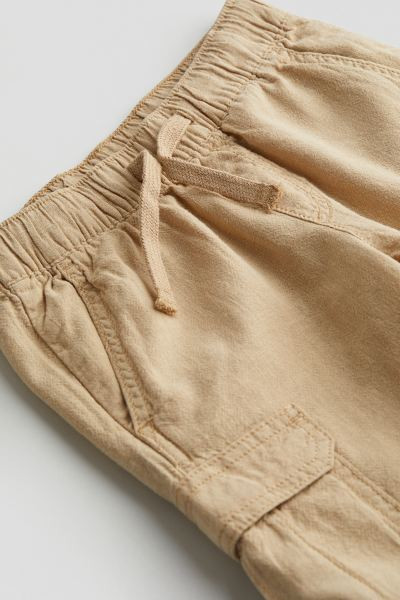 Linen-blend Cargo Shorts | H&M (US + CA)