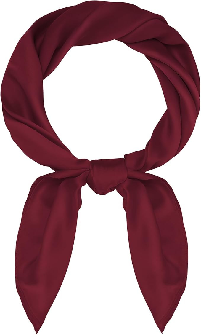 Satin Scarf Square Scarf Neck Hair Scarf Handkerchief Bandanas for Women Men Girls Boys Costume A... | Amazon (US)