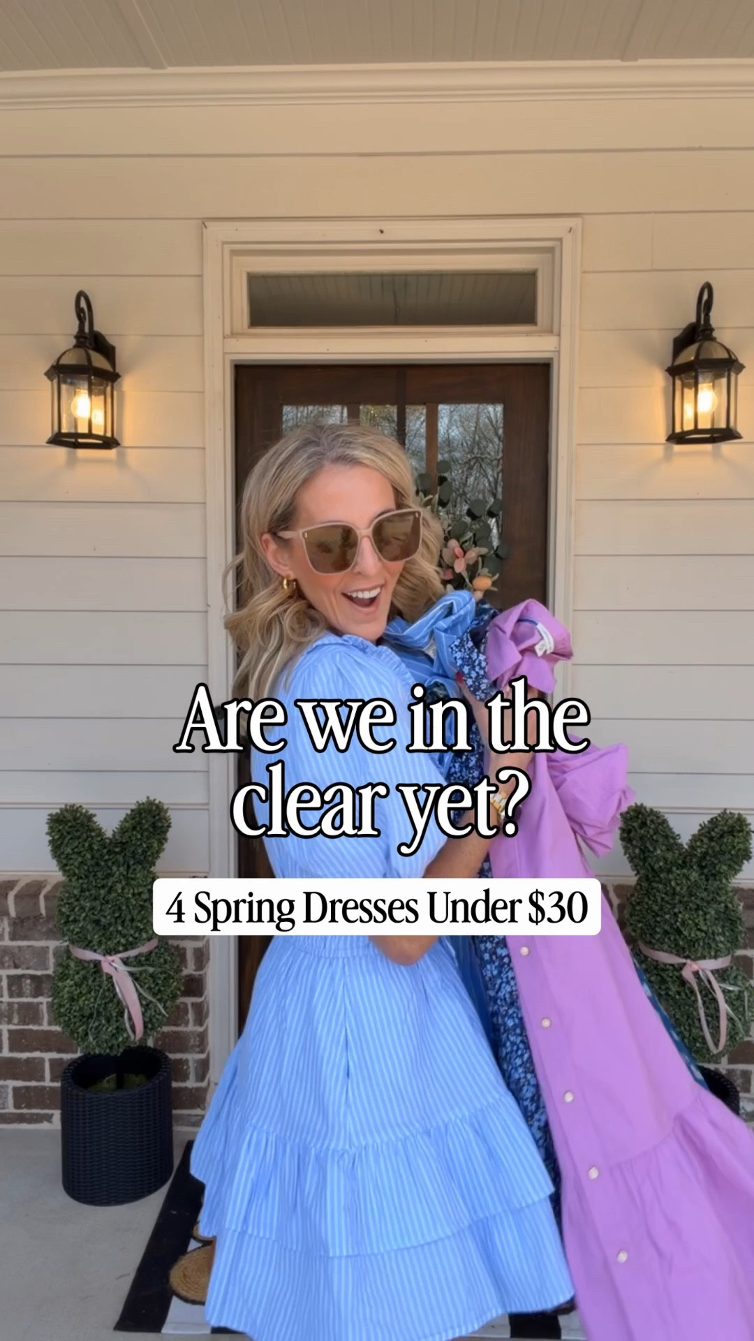 Are We Out of Winter Yet? These Walmart Dresses Say YES!! Spring can’t come fast enough… so I grabbed these four Walmart dresses under $30 to help us hurry it along. Comment “Walmart” or “dress” and I’ll send you the links. 

Every single one has pockets, comes in multiple color options, and the quality seriously surprised me. They’re lightweight, flattering, and perfect for layering now with a cardigan or wearing on their own when the sunshine finally sticks around. 

I’m wearing a size XS in all, and these are the kind of easy, throw-on dresses that will take you from spring straight into summer without missing a beat.

I am 5 foot 5 for reference. 


#LTKSpringSale #LTKgrwm #LTKdayinmylife