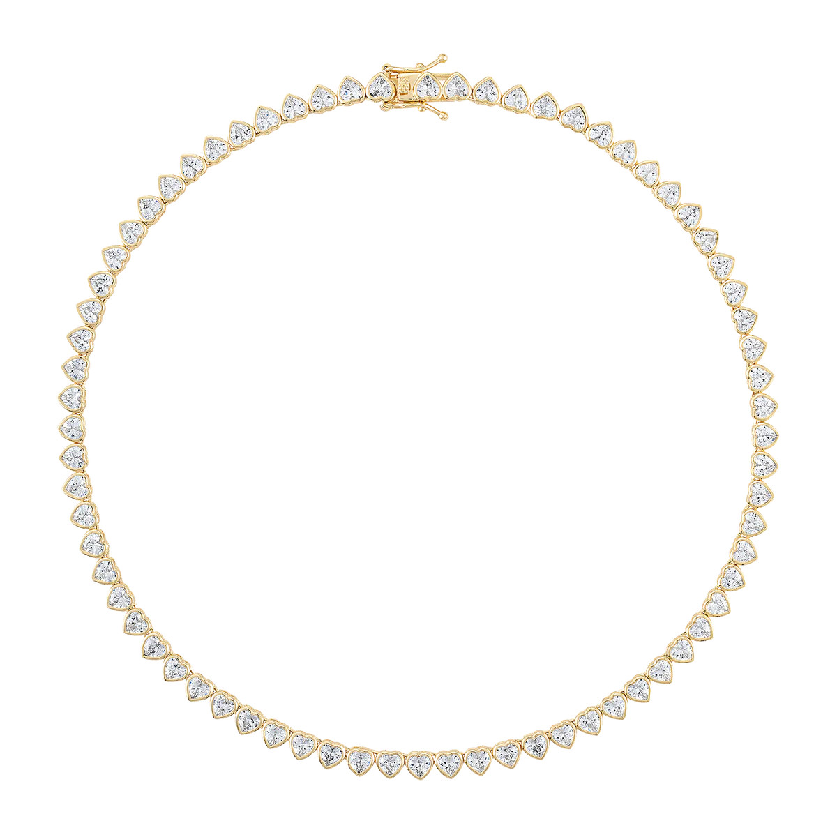 Heart Tennis Necklace | Logan Tay