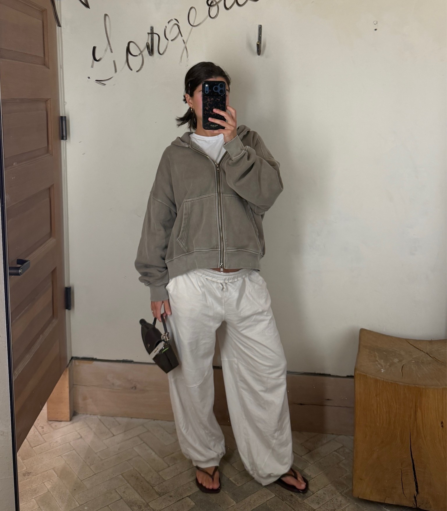 [7/16/26] zip-up is a staple I’ve had in my closet for years, currently on sale for 20% off + stackable 15% with code AFVIVIANE. Also linking similar pants from aerie I’ve been wearing constantly this pregnancy + come in multiple colors! I wear size xs.

#LTKPetite #LTKBump #LTKSaleAlert