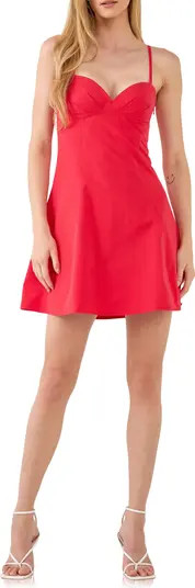 Sweetheart Neck Fit & Flare Minidress | Nordstrom