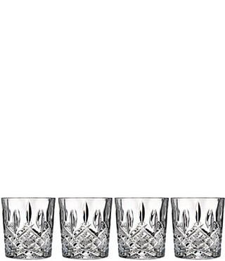 Marquis by Waterford Markham Traditional Crystal Double Old Fashioned Glasses Set of 4 | Dillard's