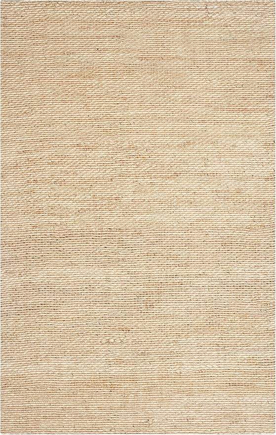 SAFAVIEH Natural Fiber Collection Area Rug - 5' x 8', Natural, Handmade Jute, Ideal for High Traf... | Amazon (US)