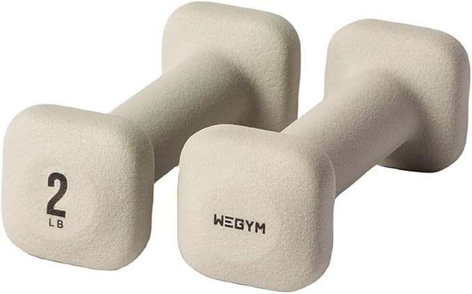 SafeGrip Dumbbells, Anti-Slip, Anti-Roll, Thick Handles, Free Weights, Square Dumbbells for Secur... | Amazon (US)