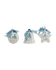 Set Of 3 Dolomite Star Bell And Ball Ornaments | Home | TJ Maxx | TJ Maxx