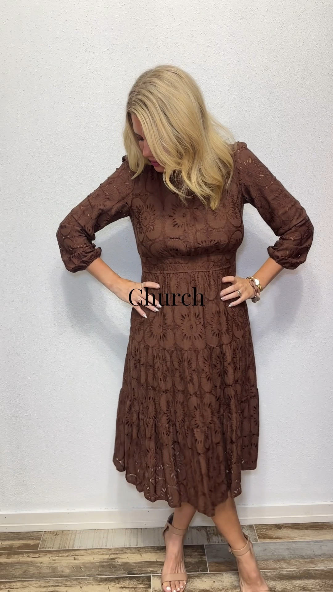 Church fashion, maxi dress, nude heels, bracelet stack

#LTKootd #LTKgrwm #LTKdayinmylife