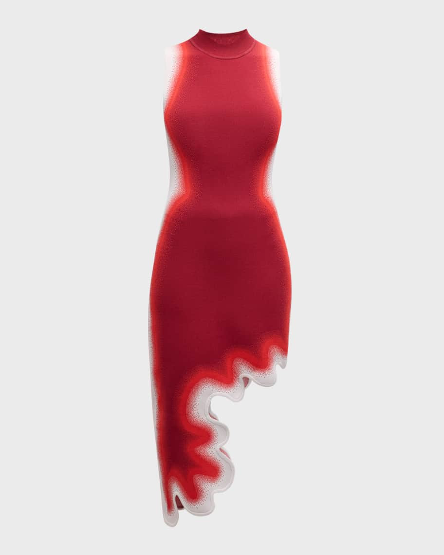 PH5 Brooklyn Wavy Sleeveless Bodycon Midi Dress | Neiman Marcus