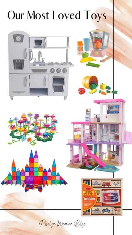 Our most loved toys and they are on sale at Zulily! We moved the kitchen set downstairs so they kids can cook when I’m cooking 😊 the magnets will keep the kids busy for hours and the flower garden is great for travel! @zulily #zulilyfinds #ad

#LTKkids #LTKSale #LTKhome