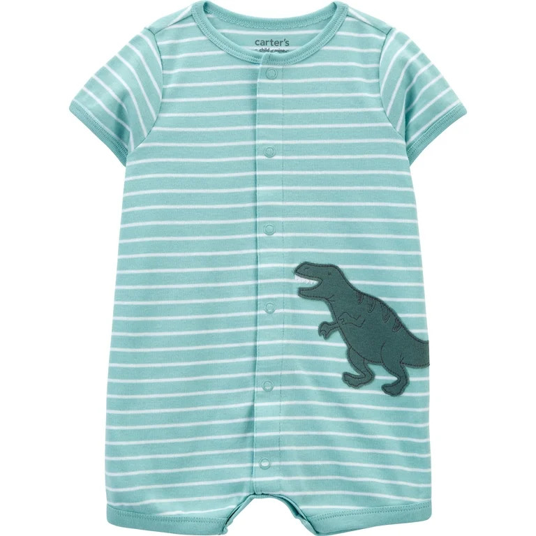 Carter's Child of Mine Baby Boy Romper, One-Piece, Sizes 0/3-24 Months | Walmart (US)