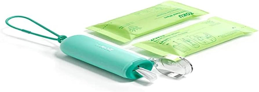 ZOKU Biodegradable Hand Wipes with Compact Travel Dispenser - Single Use Palm-Sized Sanitizing We... | Amazon (US)