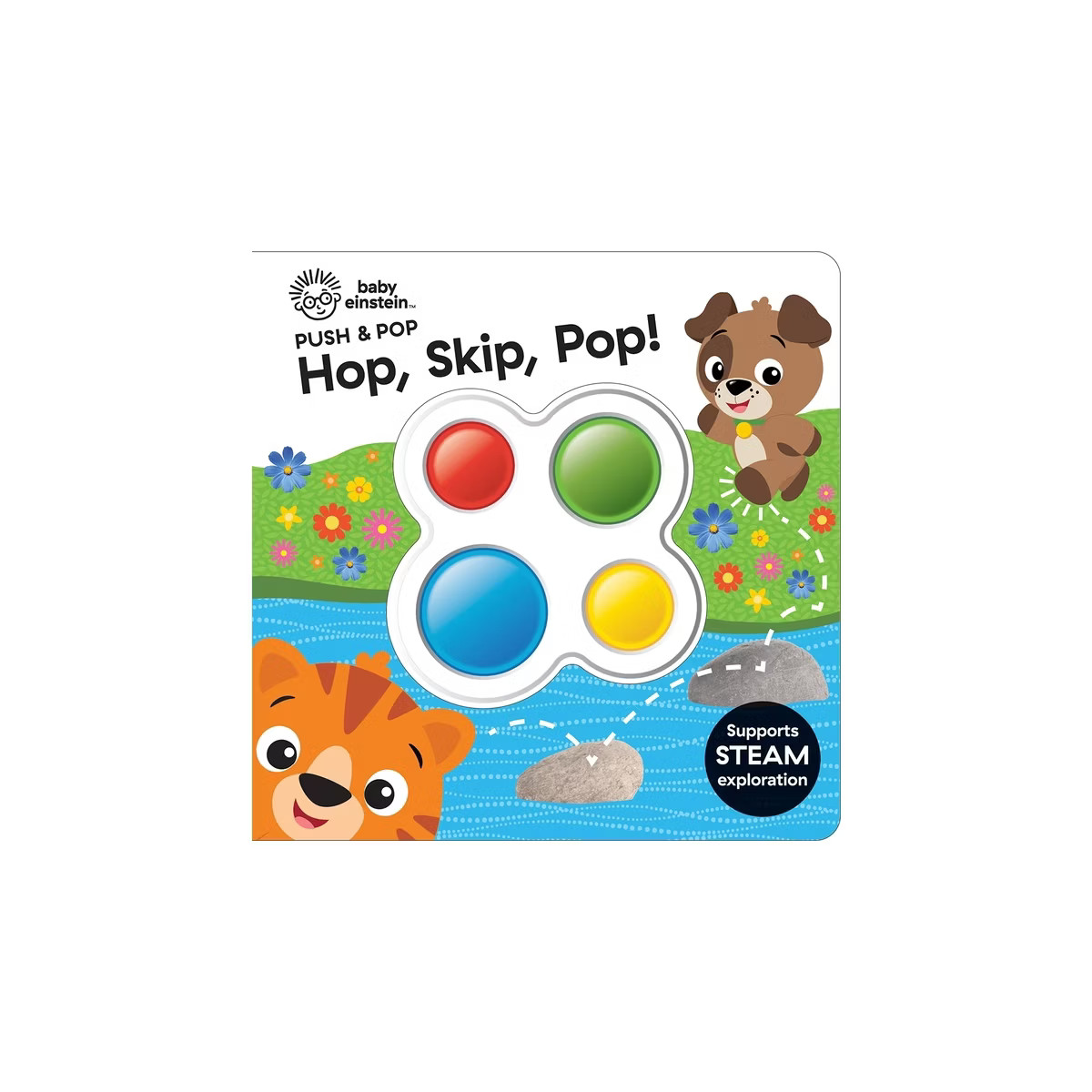 Baby Einstein: Skip, Hop, Pop! Push & Pop (Board Book) | Target