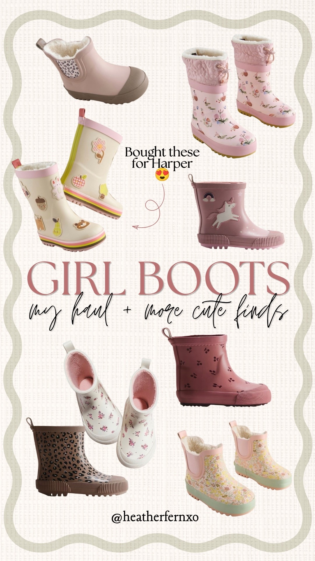 The cutest girl boots finds for fall & winter!! I bought these @Next US boots for Harper and I can’t wait to see them in person! Also added a few others I loved from @Next US and H&M 🎀

#next #hm #boots #rainboots #fall #winter #rain #snow #boots #mom #kids #toddler #family #girl #boy

#LTKmomlife #LTKKids #LTKootd