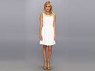 kensie - Geo Eyelet Dress (White) - Apparel | 6pm