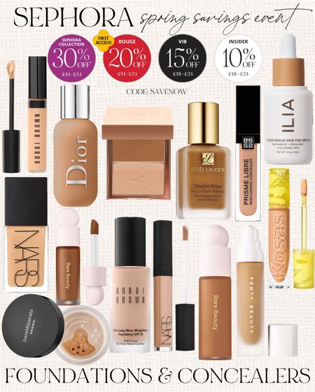 Sephora sale foundations and concealers! 

Sephora sale bestsellers and top finds! These are some of my favorite beauty and skin products! #sephorasale Sephora spring savings event, Sephora sale favorites, Sephora foundations, Sephora concealers 

#LTKBeautySale #LTKstyletip #LTKbeauty