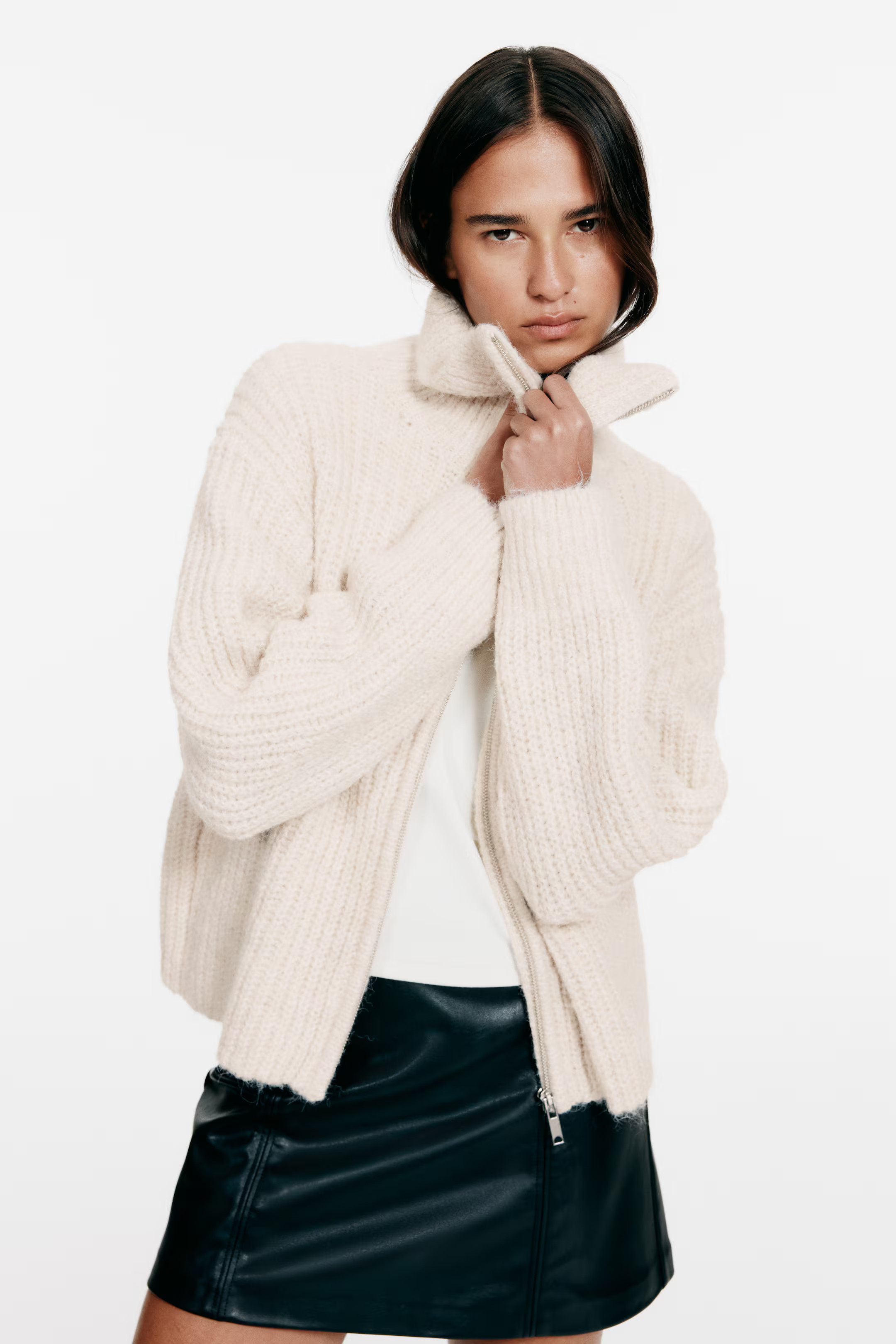 Cardigan with Zipper | H&M (US + CA)