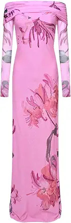 Amazon.com: PATBO, Honey Flower Tulle Maxi Dress : Amazon Luxury | Amazon (US)