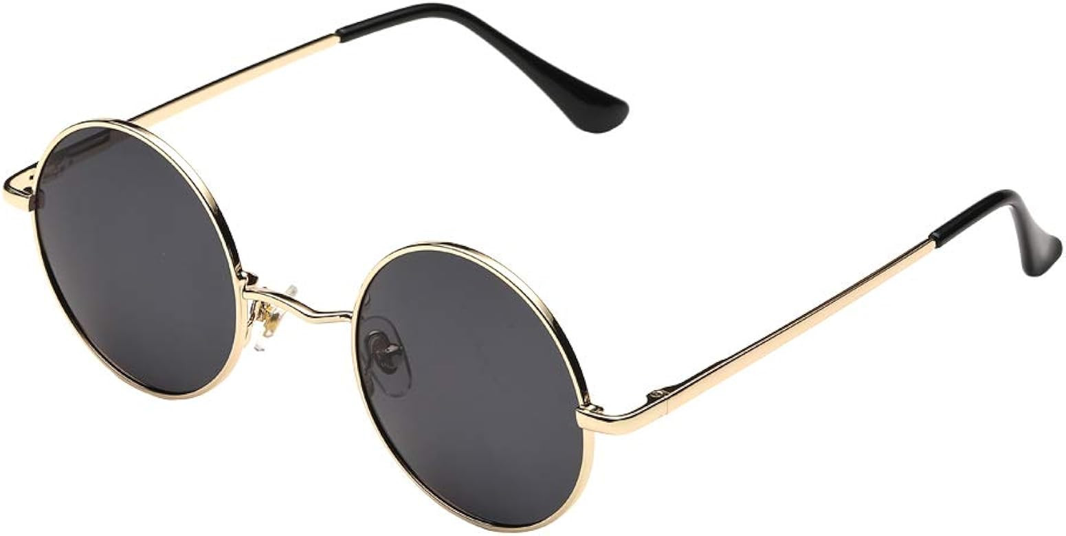 Kaiaiyong Small Round Polarized Sunglasses for Women Men Retro Circle Sun Glasses,John Lennon Sty... | Amazon (US)