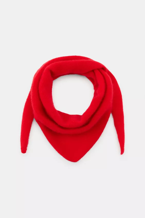 WOOL AND CASHMERE BANDANA | Zara Canada