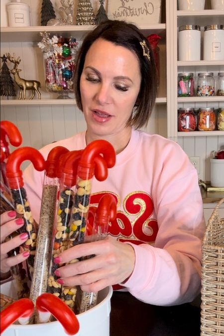 Filling candy canes with salty snacks for my delivery drivers… but you guys could fill these with absolutely anything! Hair accessories… Jelly, bellies… Nail polish!  

#LTKGiftGuide #LTKHoliday #LTKSeasonal