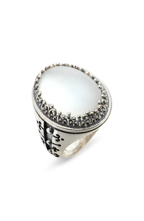Konstantino Sterling Silver Mother-of-Pearl Doublet Ring in Mother Of Pearl at Nordstrom, Size 6 | Nordstrom