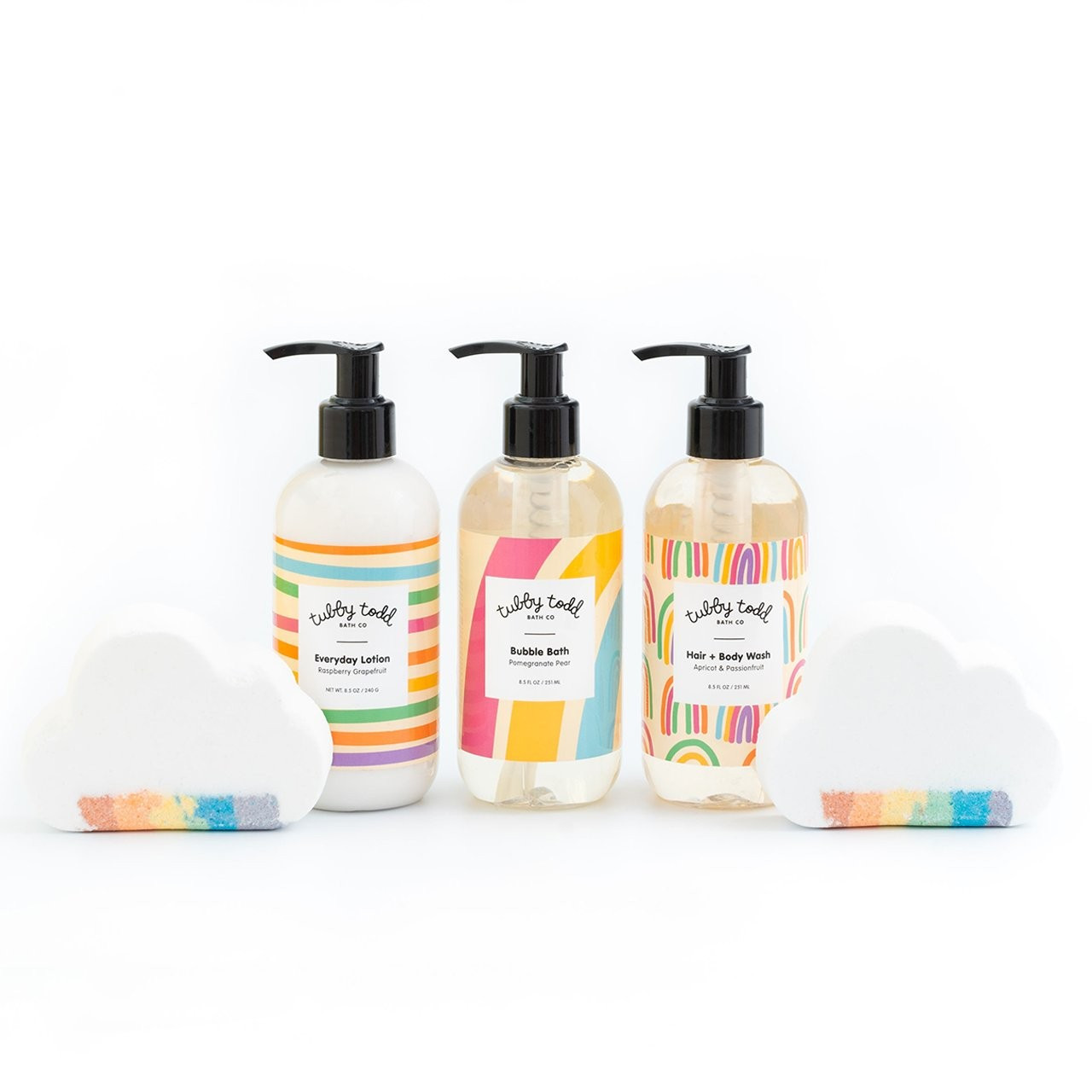 The Tubby Rainbow Gift Set | Tubby Todd Bath Co