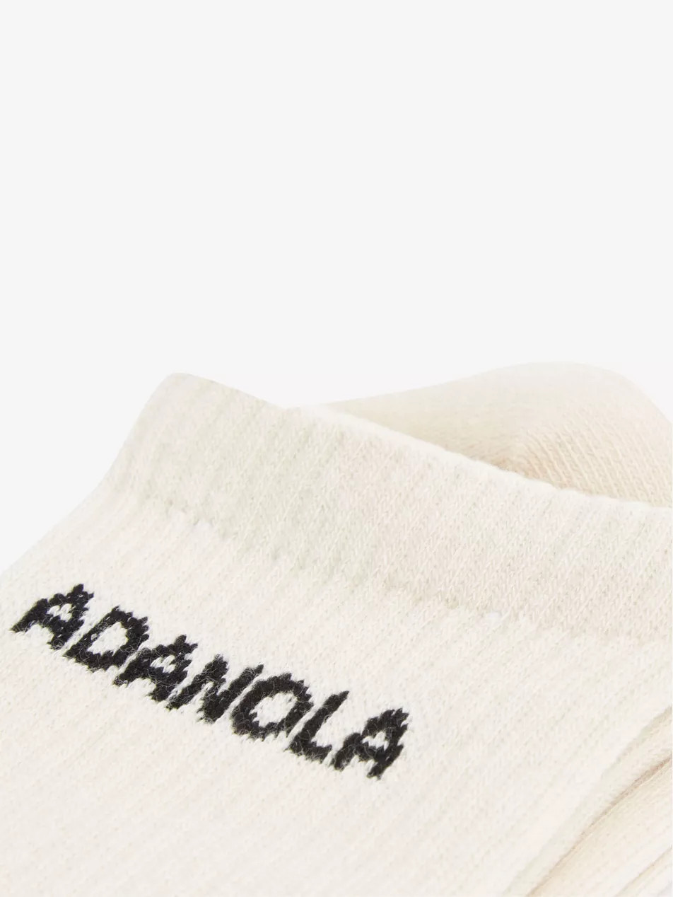 Logo-print ribbed cotton-blend socks | Selfridges