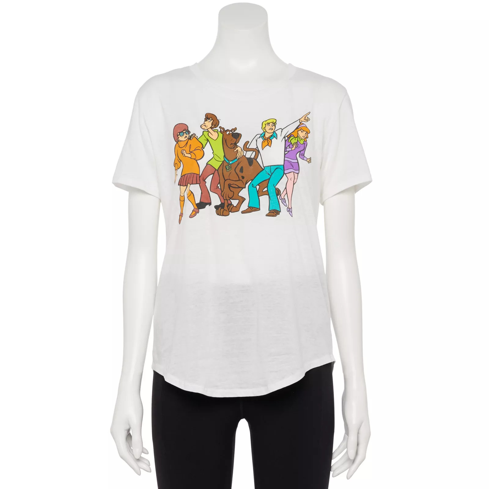 Juniors' Scooby-Doo and the Mystery Gang Graphic Tee, Girl's, Size: XL, White | Kohl's