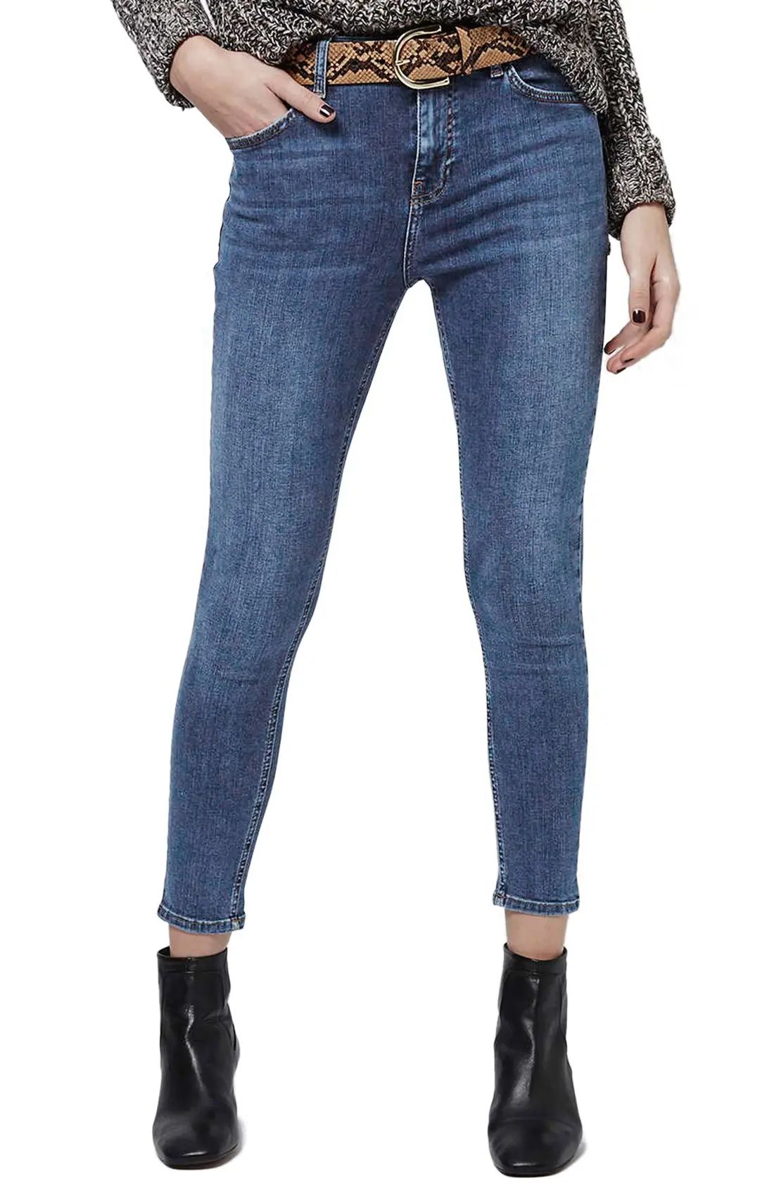 Topshop 'Jamie' High Rise Ankle Skinny Jeans (Petite) | Nordstrom