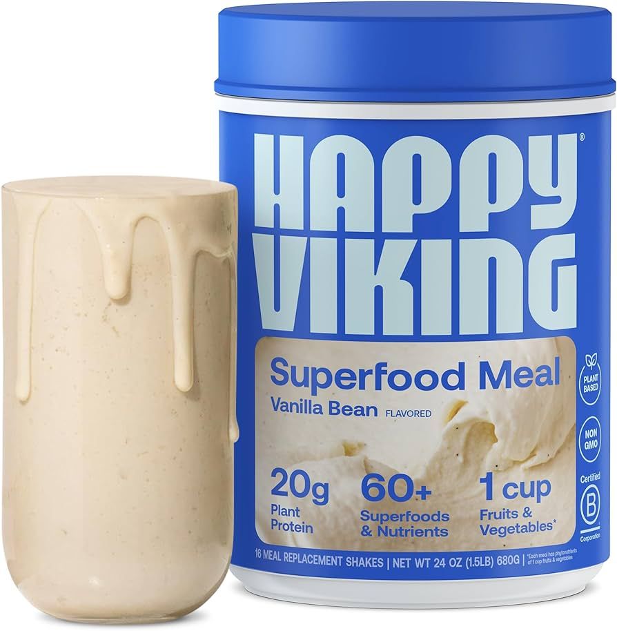 Happy Viking Vanilla Plant Protein Powder, Created by Venus Williams, 20G Protein, Low Carb, Keto... | Amazon (US)