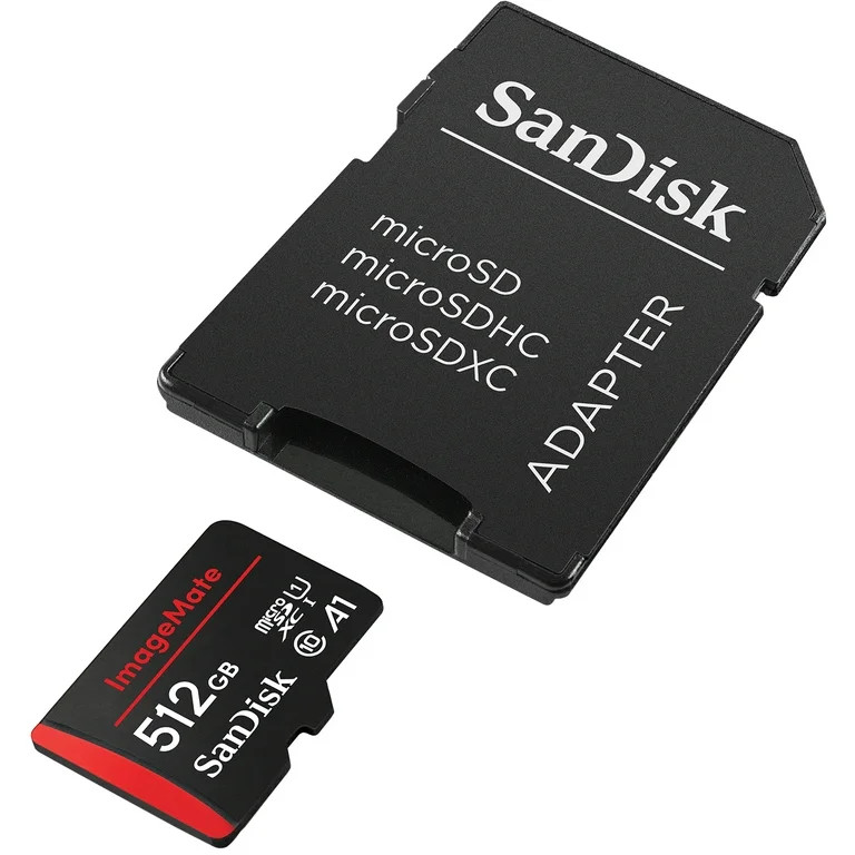 SanDisk 512GB ImageMate microSDXC UHS I Flash Memory Card - Walmart.com | Walmart (US)