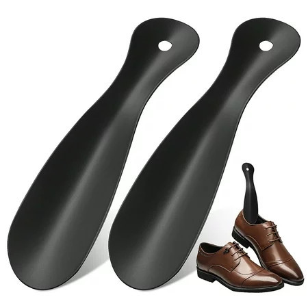 2pcs Shoe Horn Stainless Steel Lazy Shoe Helper Metal Hoe Horns for Women Men Elderly | Walmart (US)